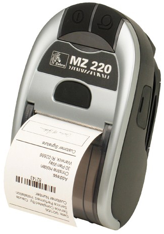 Zebra MZ220 label etiketten Zebra MZ220 label etiketten