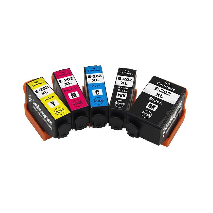 Epson 202XL inkt cartridges Multipack (5 stuks) - Huismerk set main product photo