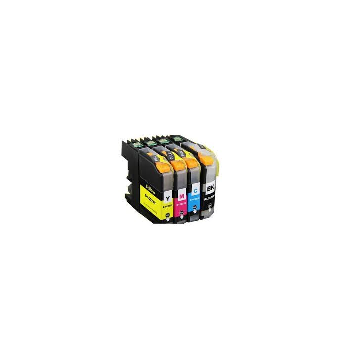 Brother LC-227BK / LC-225 XL inkt cartridge set Multipack (huismerk) main product photo