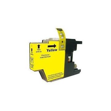 Brother  LC-1280Y inktcartridge Geel (18,5ML) - Huismerk