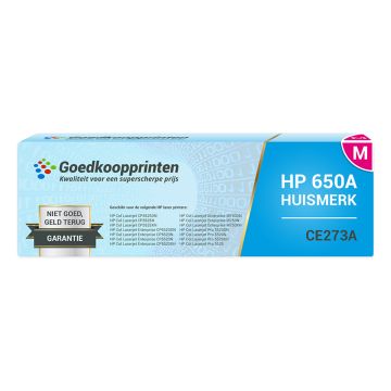 Huismerk voor HP CE273A toner cartridge Magenta (17.000 afdrukken)