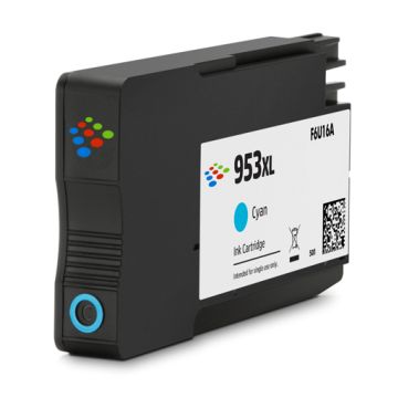 Huismerk voor HP F6U16AE  inkt cartridge Cyaan (953XL) 20 ML