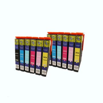 Epson T0807 inkt cartridge multipack (2 x 6 -pack) - Huismerk
