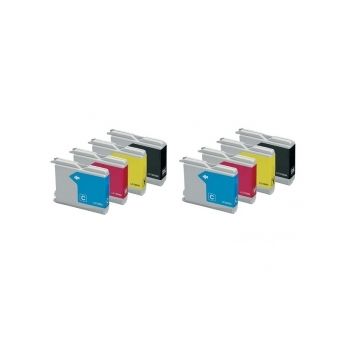 Brother LC-1000 Multipack inkt cartridges (set 8x) - Huismerk